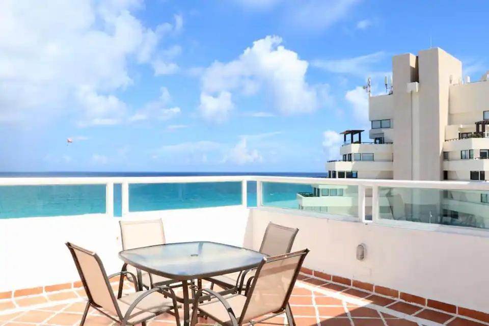 Hermoso Penthouse Con Vista Panoramica Del Mar - Brisas1409 - Apartment Cancun Exterior photo