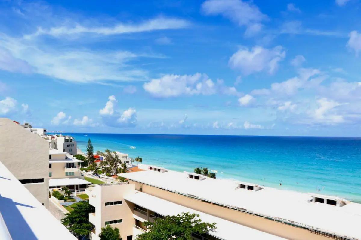 Hermoso Penthouse Con Vista Panoramica Del Mar - Brisas1409 - Apartment Cancun Exterior photo