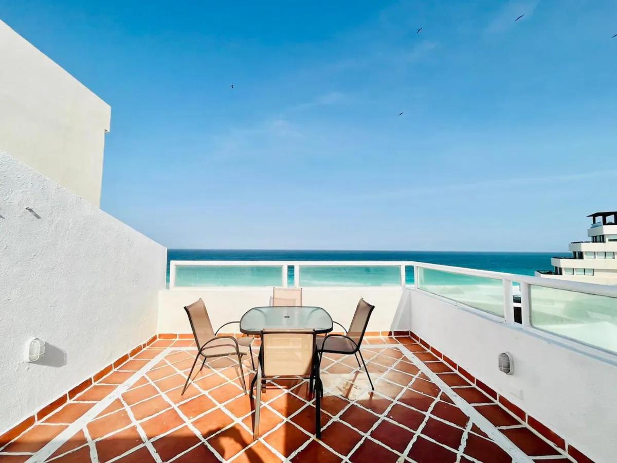 Hermoso Penthouse Con Vista Panoramica Del Mar - Brisas1409 - Apartment Cancun Exterior photo